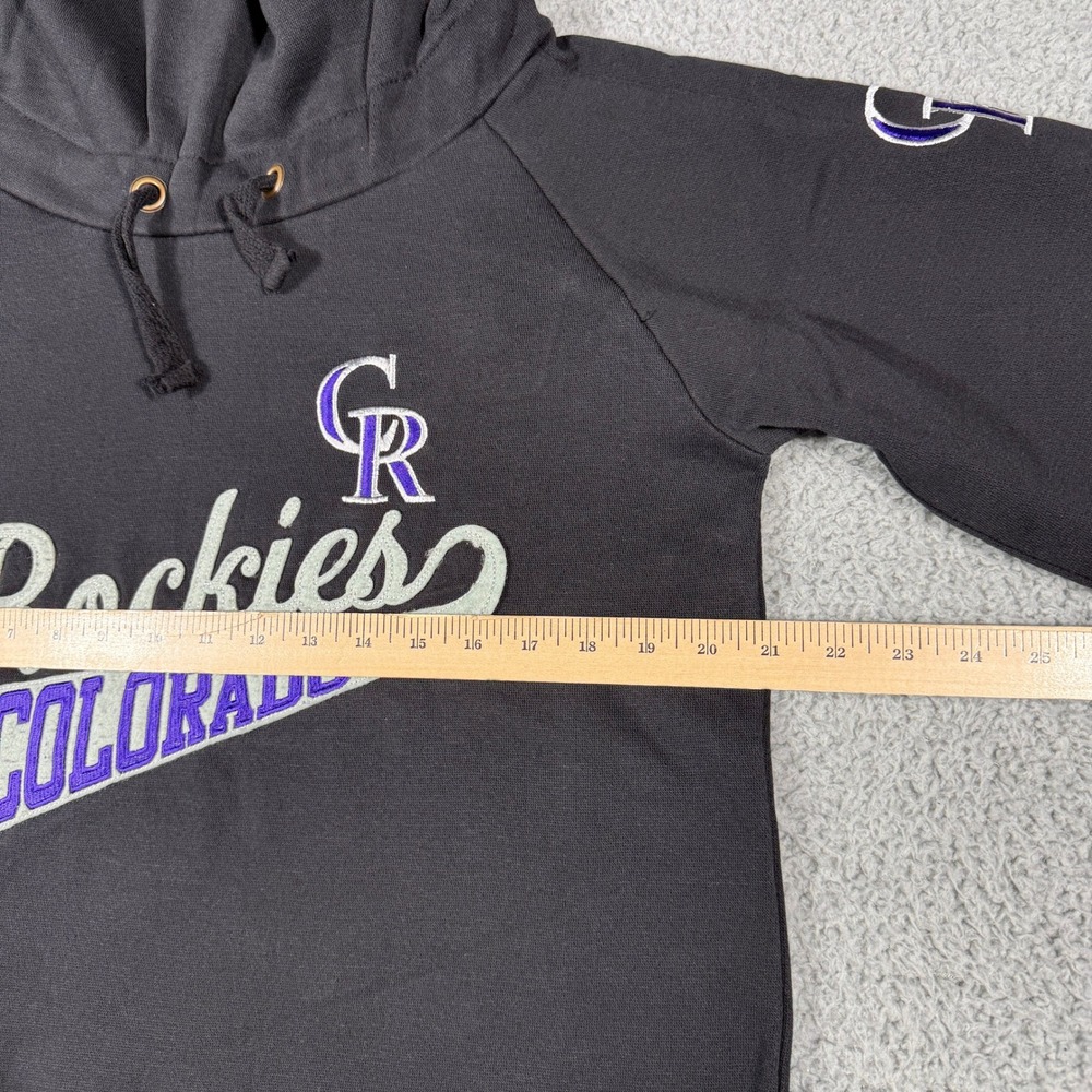 Colorado Rockies Pullover Womens Large MLB Soft As A Grape Cowl Neck Sweatshirt - Picture 6 of 8